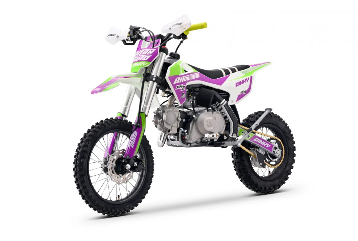 Питбайк PITONMOTO PX3 PINKY 110EA 14/12 на полуавтомате